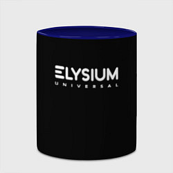 Кружка 3D Disco Elysium rpg, цвет: 3D-белый + синий — фото 2