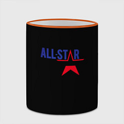 Кружка 3D All stars logo, цвет: 3D-оранжевый кант — фото 2