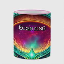 Кружка 3D Elden Ring кольцо и магия, цвет: 3D-розовый кант — фото 2