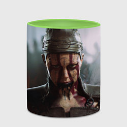 Кружка 3D Hellblade 2 - Senua, цвет: 3D-белый + светло-зеленый — фото 2