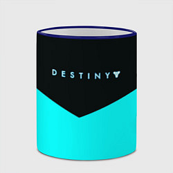 Кружка 3D Destiny action geometry, цвет: 3D-синий кант — фото 2