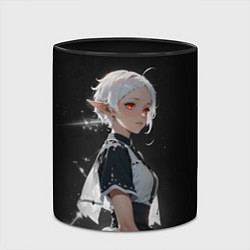 Кружка 3D Сильфиетта из Реинкарнации безработного, цвет: 3D-белый + черный — фото 2