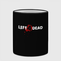 Кружка 3D Left 4 Dead logo, цвет: 3D-черный кант — фото 2