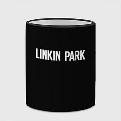 Кружка 3D Linkin park rock white, цвет: 3D-черный кант — фото 2