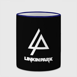 Кружка 3D Linkin park logo brend music, цвет: 3D-синий кант — фото 2