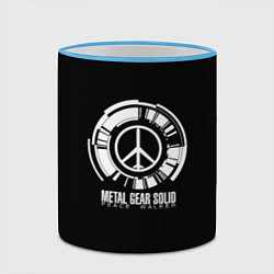 Кружка 3D Metal gear solid snake logo, цвет: 3D-небесно-голубой кант — фото 2