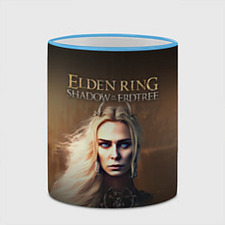Кружка 3D Elden ring - Middle Ages, цвет: 3D-небесно-голубой кант — фото 2
