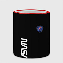 Кружка 3D Nasa space steel, цвет: 3D-красный кант — фото 2