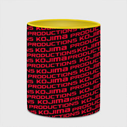Кружка 3D Kojima pattern game, цвет: 3D-белый + желтый — фото 2
