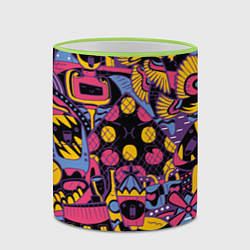 Кружка 3D О Париж, цвет: 3D-светло-зеленый кант — фото 2