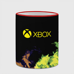 Кружка 3D Xbox game flame, цвет: 3D-красный кант — фото 2