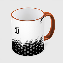 Кружка 3D Juventus sport steel, цвет: 3D-оранжевый кант