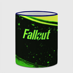 Кружка 3D Fallout toxic line, цвет: 3D-синий кант — фото 2