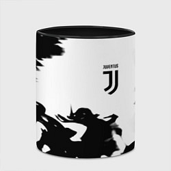 Кружка 3D Juventus smoke black fire, цвет: 3D-белый + черный — фото 2