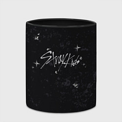 Кружка 3D Stray Kids жидкий металл, цвет: 3D-белый + черный — фото 2