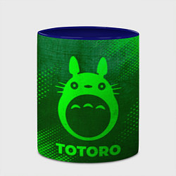 Кружка 3D Totoro - green gradient, цвет: 3D-белый + синий — фото 2