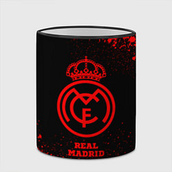 Кружка 3D Real Madrid - red gradient, цвет: 3D-черный кант — фото 2