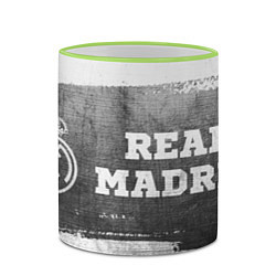 Кружка 3D Real Madrid - grey gradient по-горизонтали, цвет: 3D-светло-зеленый кант — фото 2