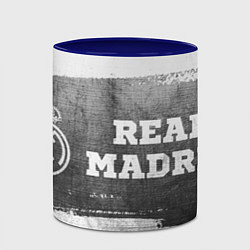 Кружка 3D Real Madrid - grey gradient по-горизонтали, цвет: 3D-белый + синий — фото 2