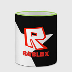 Кружка 3D Roblox star, цвет: 3D-светло-зеленый кант — фото 2