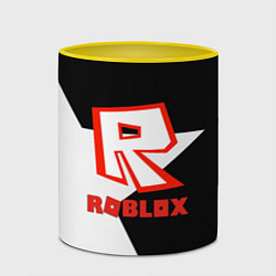 Кружка 3D Roblox star, цвет: 3D-белый + желтый — фото 2