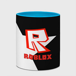 Кружка 3D Roblox star, цвет: 3D-белый + небесно-голубой — фото 2