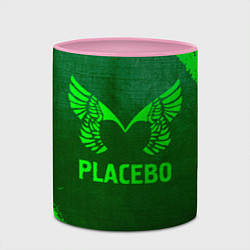 Кружка 3D Placebo - green gradient, цвет: 3D-белый + розовый — фото 2