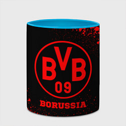 Кружка 3D Borussia - red gradient, цвет: 3D-белый + небесно-голубой — фото 2