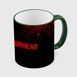 Кружка 3D Motorhead - red gradient по-горизонтали, цвет: 3D-зеленый кант