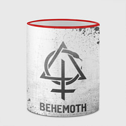 Кружка 3D Behemoth - white gradient, цвет: 3D-красный кант — фото 2