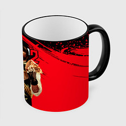 Кружка 3D Red Dead Redemption 2 - Wanted, цвет: 3D-черный кант