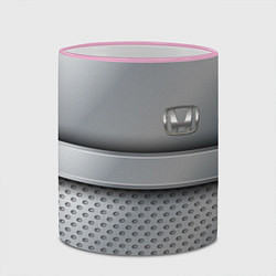 Кружка 3D Honda metal, цвет: 3D-розовый кант — фото 2