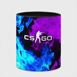 Кружка 3D CSGO neon flame, цвет: 3D-белый + черный — фото 2