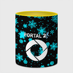 Кружка 3D Portal winter, цвет: 3D-белый + желтый — фото 2