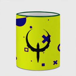 Кружка 3D Quake game collection, цвет: 3D-зеленый кант — фото 2