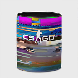 Кружка 3D CSGO текстура скин, цвет: 3D-белый + черный — фото 2