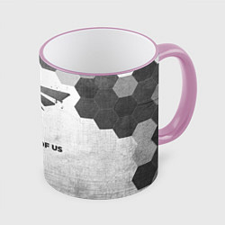 Кружка 3D The Last Of Us - white gradient, цвет: 3D-розовый кант