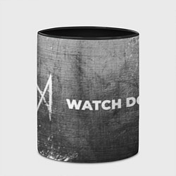 Кружка 3D Watch Dogs - grey gradient по-горизонтали, цвет: 3D-белый + черный — фото 2