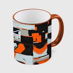 Кружка 3D Asimov cs go, цвет: 3D-оранжевый кант