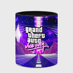 Кружка 3D GTA vice city retrovawe, цвет: 3D-белый + черный — фото 2