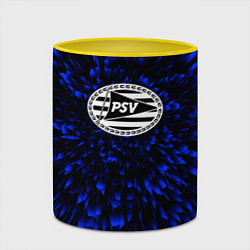 Кружка 3D PSV blue energy, цвет: 3D-белый + желтый — фото 2