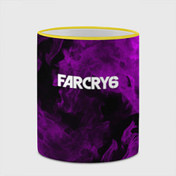 Кружка 3D Farcry neon fire, цвет: 3D-желтый кант — фото 2