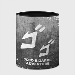 Кружка 3D JoJo Bizarre Adventure - grey gradient, цвет: 3D-белый + черный — фото 2