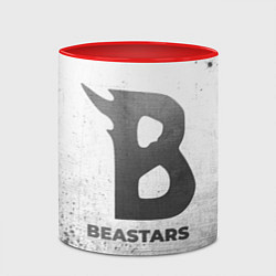 Кружка 3D Beastars - white gradient, цвет: 3D-белый + красный — фото 2