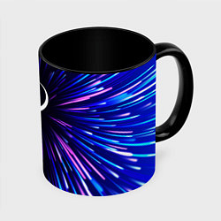 Кружка 3D Quake neon energy, цвет: 3D-белый + черный