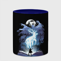 Кружка 3D Harry Potter patronus and dementors, цвет: 3D-белый + синий — фото 2