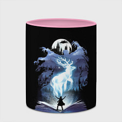 Кружка 3D Harry Potter patronus and dementors, цвет: 3D-белый + розовый — фото 2