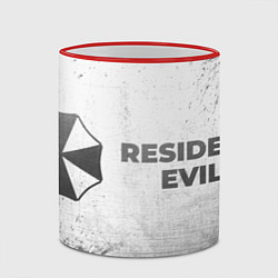 Кружка 3D Resident Evil - white gradient по-горизонтали, цвет: 3D-красный кант — фото 2