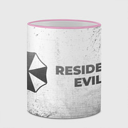 Кружка 3D Resident Evil - white gradient по-горизонтали, цвет: 3D-розовый кант — фото 2