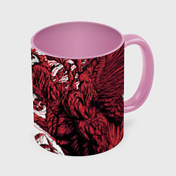 Кружка 3D Carnage - Symbiot, цвет: 3D-белый + розовый